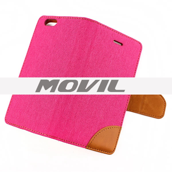 NP-2466 Color-mixto PU Funda para Apple iPhone 6-3